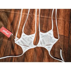 Rave Star Rhinestone Top NWT